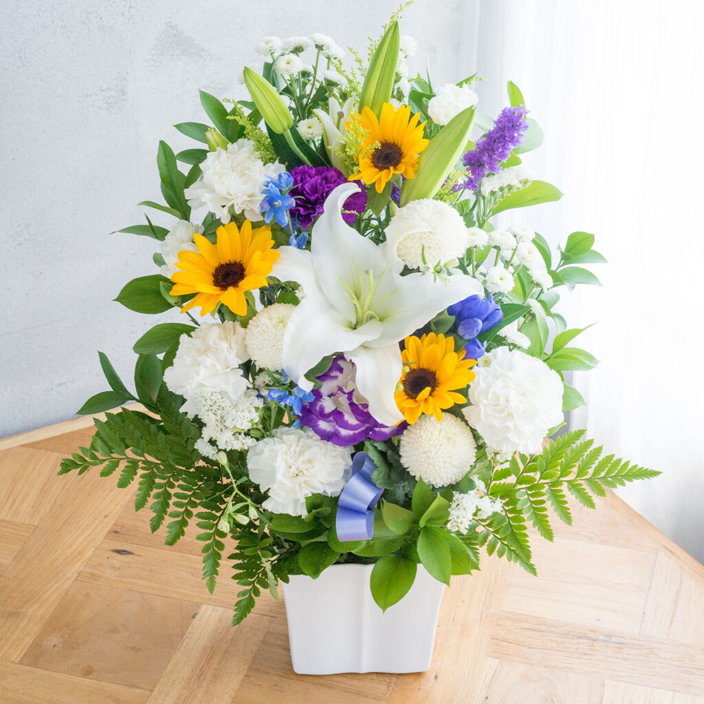 ひまわりのお供え花