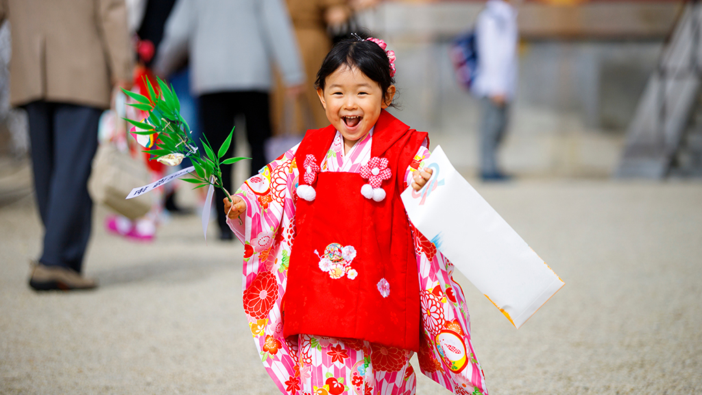 七五三と女の子