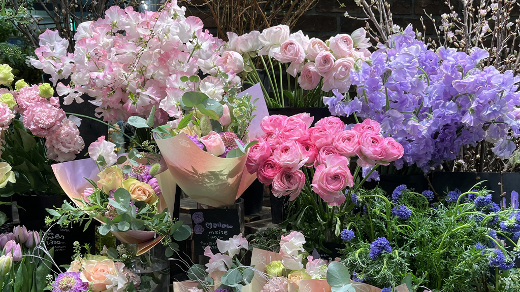 花屋とスイートピー