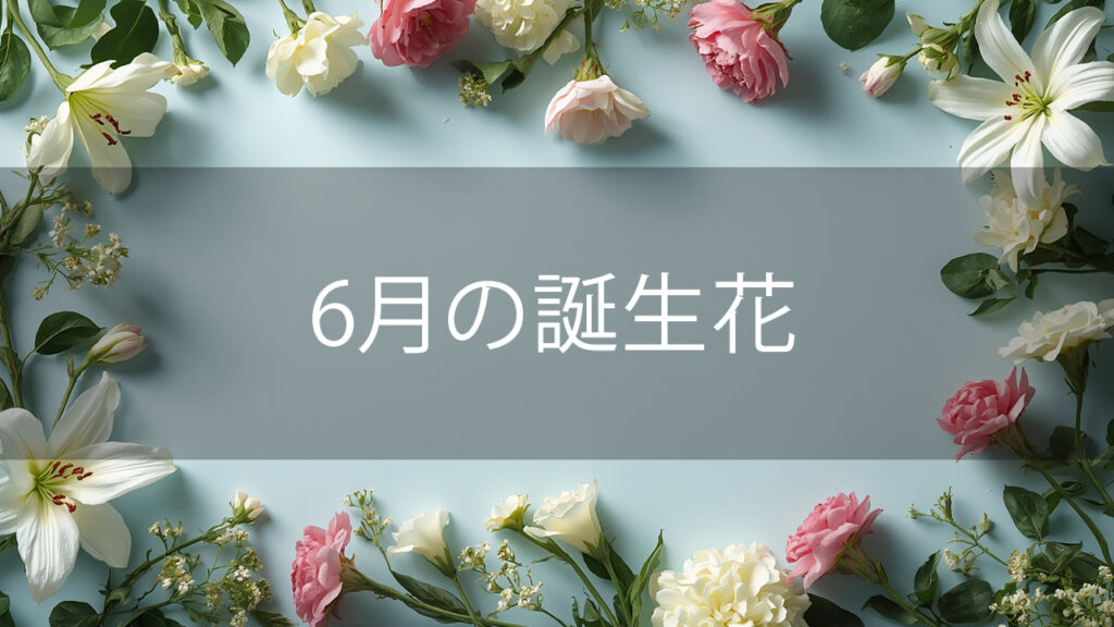 6月の誕生花と花言葉まとめ｜30日毎の花言葉と梅雨の花を長持ちさせる
