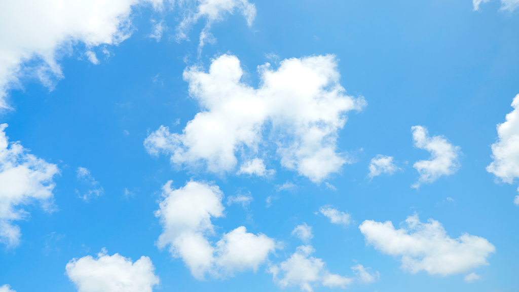 青空とわた雲